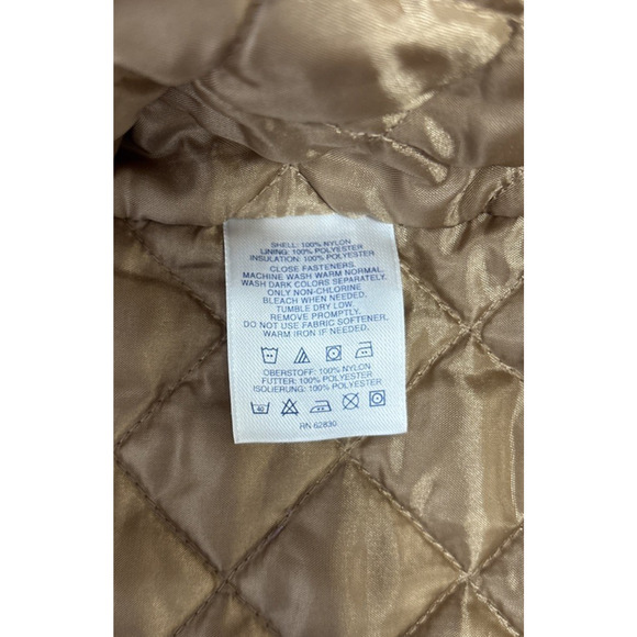 Lands End Men’s Red Coat Size XL 46-48 Quilted Lining Mid-Weight Jacket Chore - Picture 4 of 9